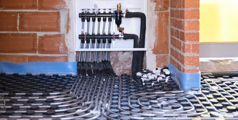 A hydronic heating system