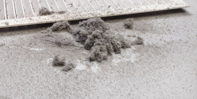 Dust collected from a ducted system