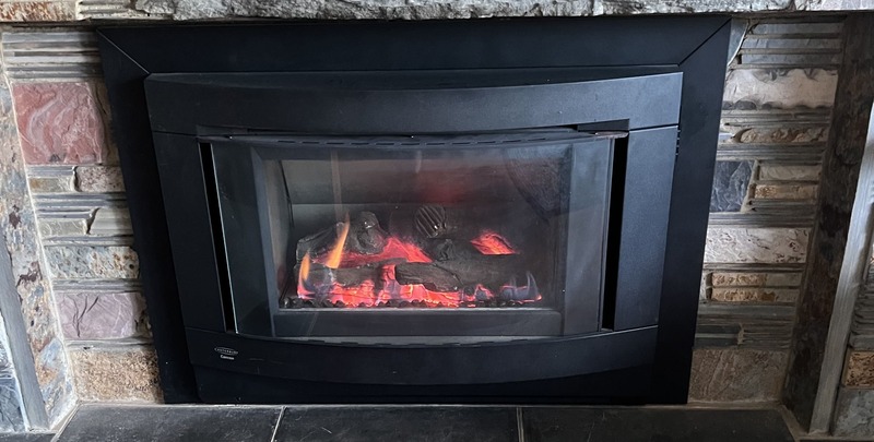 Gas log fire (for gas heater safety)